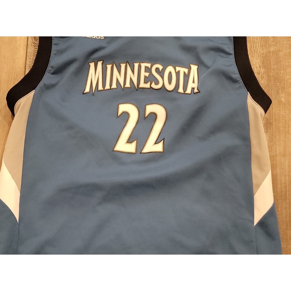 Youth L  Adidas Minnesota Timberwolves Andrew Wiggins #22 Jersey - Picture 7 of 15